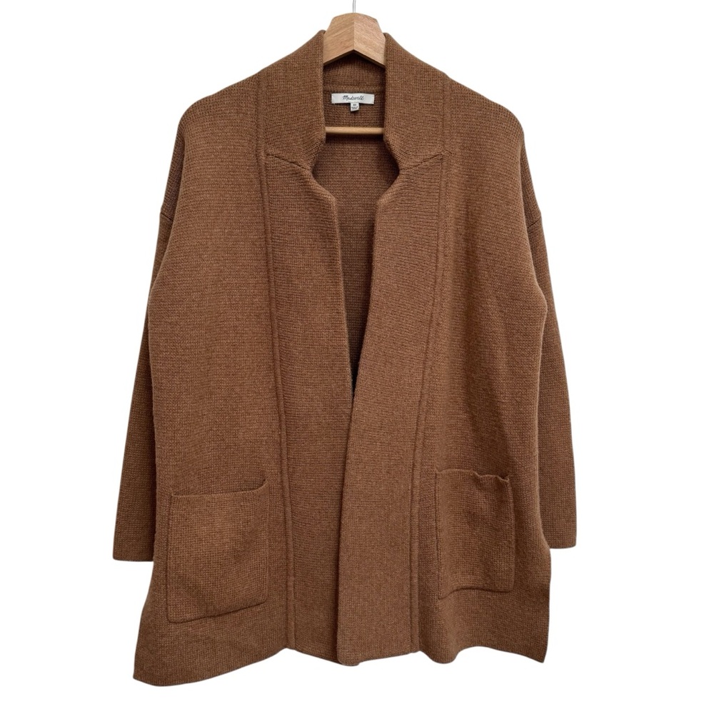 Madewell Spencer Sweater Coat‎ Cardigan Women XS Merino Wool Blend Layer